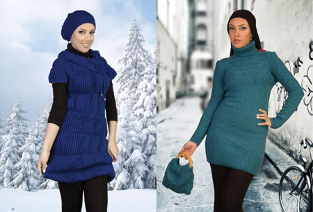 مدل تونیک های بافت,مدل لباس زمستانی 2016