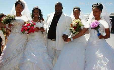 اخبار ,اخبار گوناگون ,ازدواج یک  مرد با چهار عروس