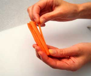 تزیین هویج