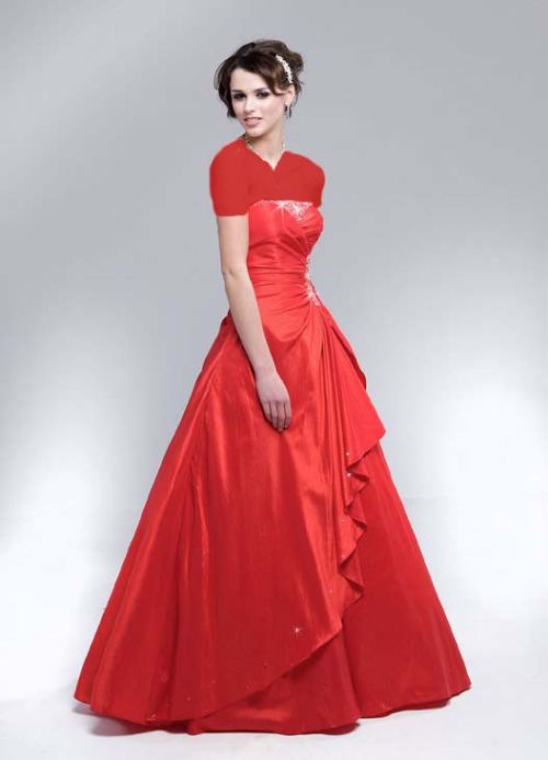 مدل لباس عروس قرمز, لباس عروس, مدل عروس