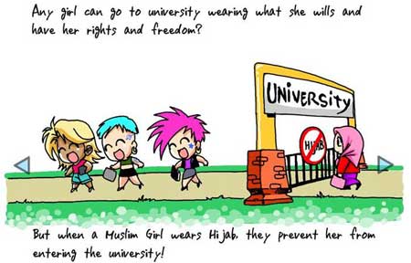  مسلمان اروپایی, کاریکاتور, تربیت کودکان