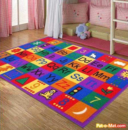 مدل جدید فرش برای اتاق خواب کودک