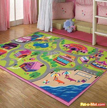 مدل جدید فرش برای اتاق خواب کودک