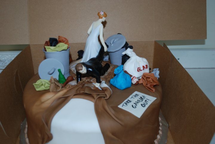 عکس کیک طلاق