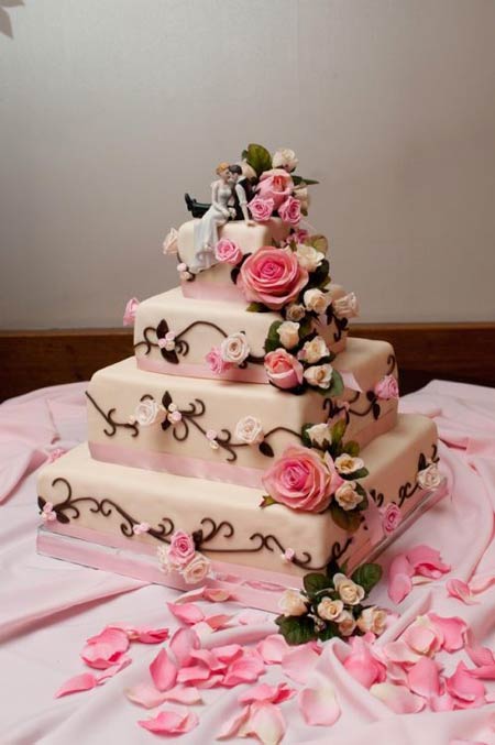 مدل های جدید کیک عروسی (عکس)