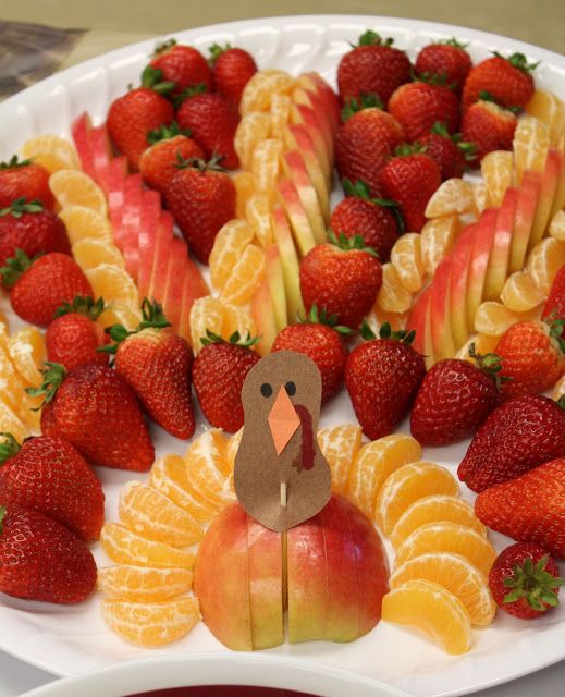 Turkey Fruit Tray