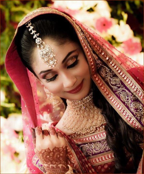 مدل آرایش عروس هندی ,آرایش عروس هندی ,آرایش هندی ,میکاپ هندی,مدل عروس,مدل آرایش عروس