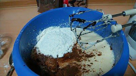 طرز پخت کیک براونی, طرز درست کردن کیک براونی