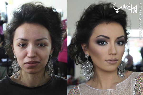 دختران قبل و بعد از آرایش، عکس دختران، عکس دختران خوشگل