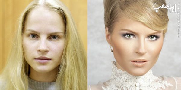 دختران قبل و بعد از آرایش، عکس دختران، عکس دختران خوشگل