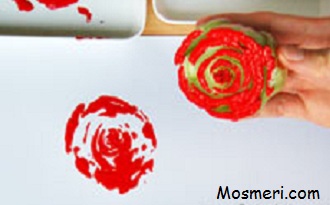 آموزش نقاشی با استفاده از میوه ها و سبزیجات