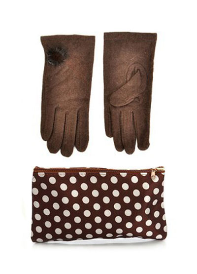 ست دستکش و کیف زمستانی,مدل ست دستکش و کیف