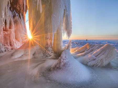 عکسهای جذاب,غار یخی,تصاویر جالب