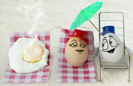 عکس خنده دار تخم مرغ,عکس طراحی از تخم مرغ,عکس تزئین تخم مرغ باحال