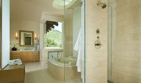 طراحی دکوراسیون حمام با سنگ ها,سنگ مرمر,سنگ آهک