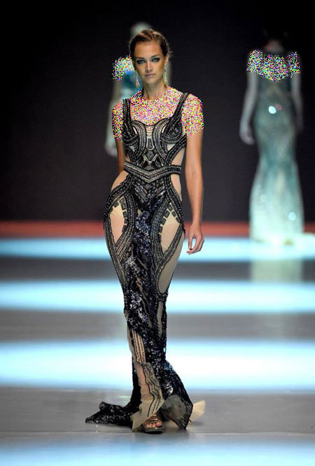 مدل لباس شب دنی تابت,لباس شب لبنانی