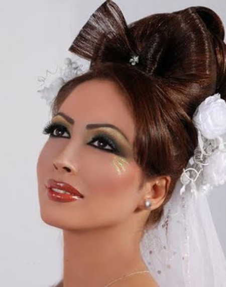 مدل آرایش عروس,آرایش عروس ایرانی,آرایش صورت عروس