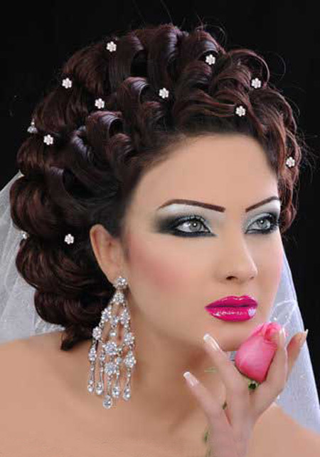 مدل ارایش صورت وموی عروس ایرانی