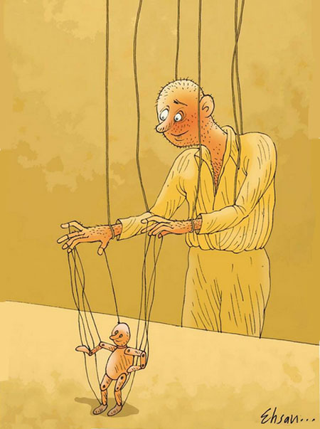 کاریکاتورهای احسان گنجی, کاریکاتورهای فلسفی