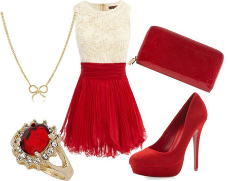 ست لباس قرمز روز ولنتاین,مدل لباس ولنتاین
