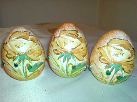 تخم مرغ رنگارنگ عید, مدل تخم مرغ رنگی