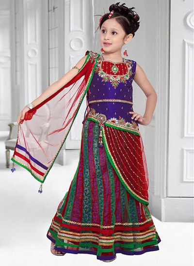 مدل لباس هندی دختر بچه ها, لباس مجلسی هندی