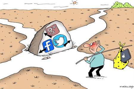 کاریکاتور تلگرام, کاریکاتورهای مفهومی