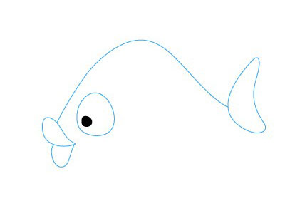 آموزش نقاشی ماهی به کودکان