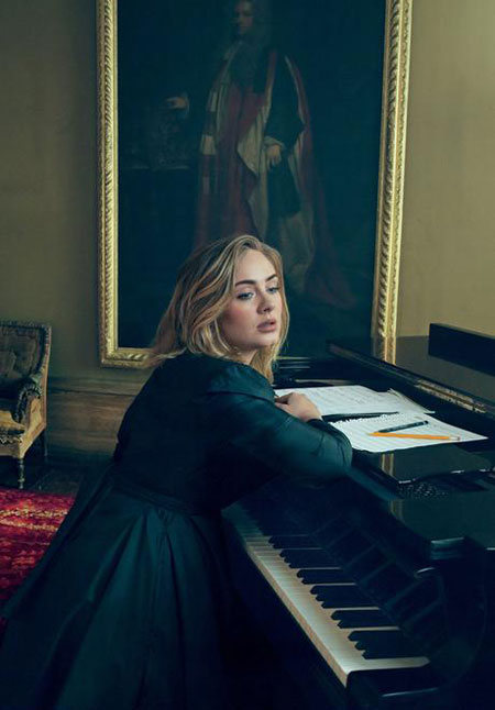 تصاویر ستارگان هالیوودی روی مجله ووگ, عکس های جدید Adele روی مجله ووگ