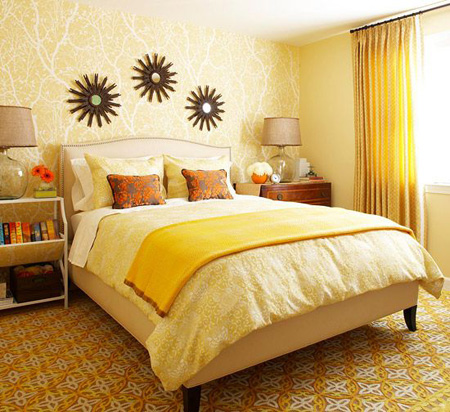 بهترین ترکیب ها برای یک اتاق خواب تابستانی,بهترین ترکیب رنگ تابستانی برای اتاق خواب